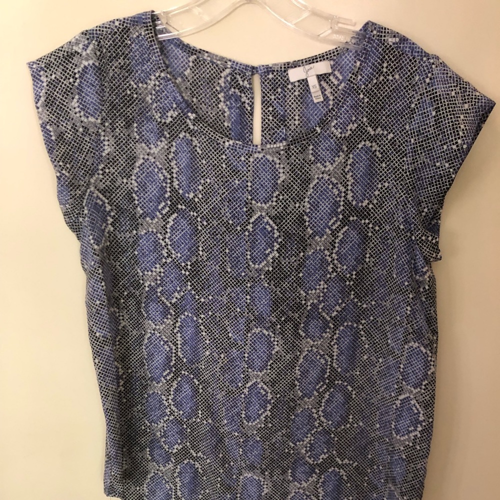 JOIE purple sleeveless blouse XS.